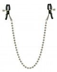 Nipple Clamps Silver Beaded