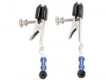 Adj Clamp W/ Blue Beads