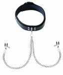 Collar W/ Attached Nipple Clamps